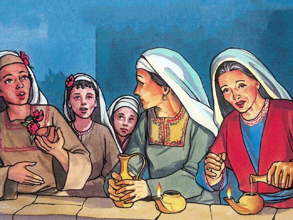 免费圣经图片 :: 十童女的比喻