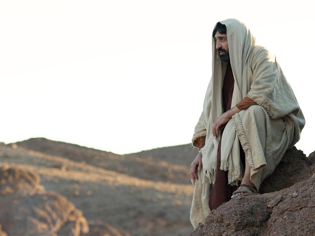 免费圣经图片 :: 耶稣医治麻风病人